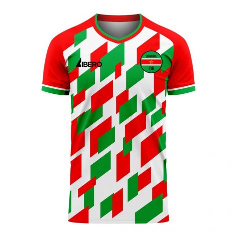 Suriname 2025-2026 Home Concept Football Kit (Libero) - Kids