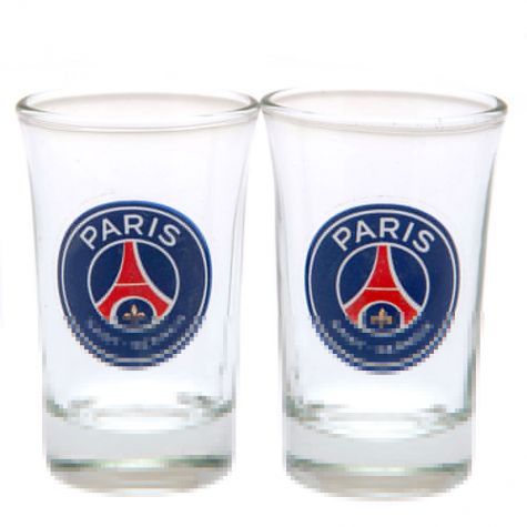 Paris Saint Germain FC 2pk Shot Glass Set