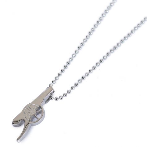Arsenal FC Stainless Steel Cannon Pendant & Chain