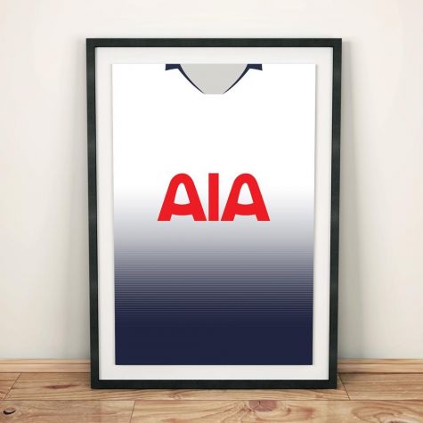 Tottenham 18-19 Football Shirt Art Print