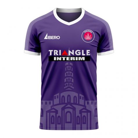 Toulouse 2025-2026 Home Concept Football Kit (Libero) - Little Boys