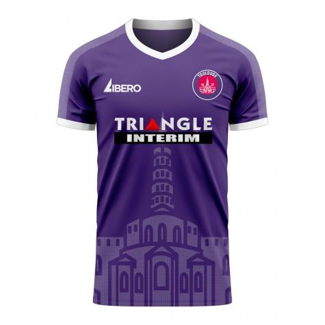 Toulouse 2020-2021 Home Concept Football Kit (Libero) - Kids (Long Sleeve)