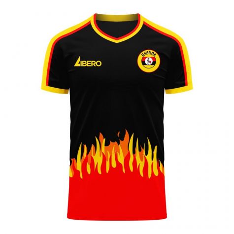 Uganda 2020-2021 Home Concept Football Kit (Libero) - Little Boys