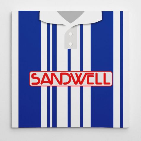 West Brom 1992 Football Canvas Print