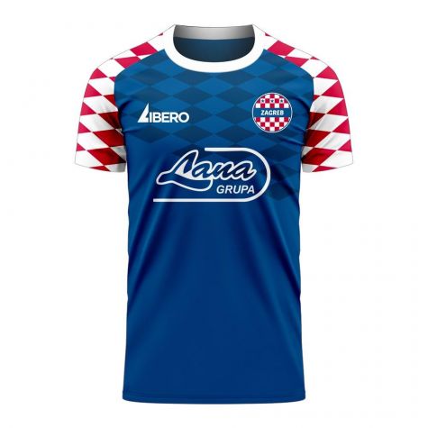 Dinamo Zagreb 2020-2021 Home Concept Football Kit (Libero) - Kids