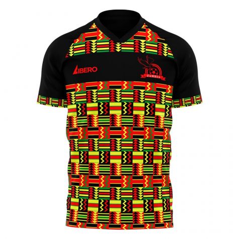 Zambia 2023-2024 Home Concept Football Kit (Libero) - Adult Long Sleeve
