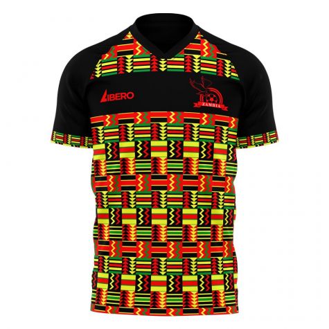 Zambia 2025-2026 Home Concept Football Kit (Libero) - Kids (Long Sleeve)