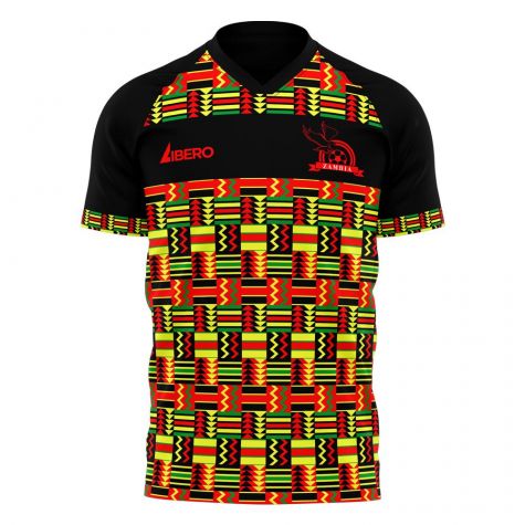 Zambia 2023-2024 Home Concept Football Kit (Libero) - Baby