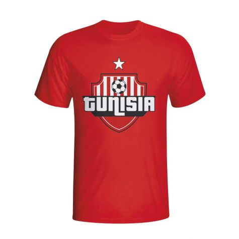 Tunisia Country Logo T-shirt (red)
