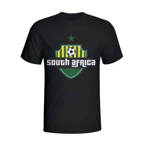 South Africa Country Logo T-shirt (black)