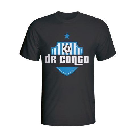 Dr Congo Country Logo T-shirt (black) - Kids