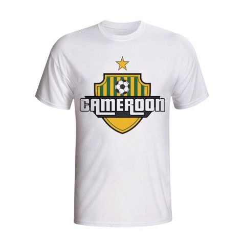Cameroon Country Logo T-shirt (white)