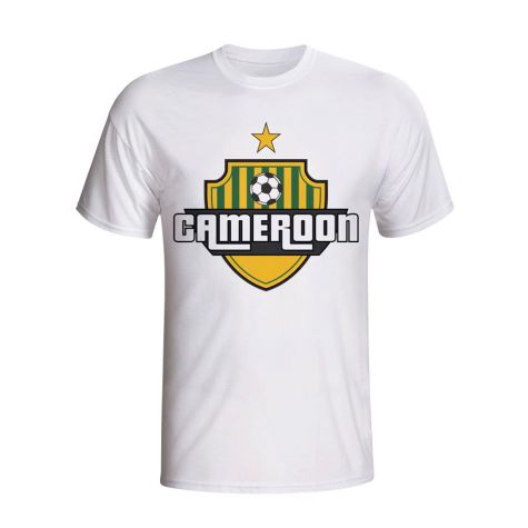 Cameroon Country Logo T-shirt (white) - Kids