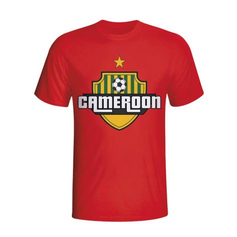 Cameroon Country Logo T-shirt (red)