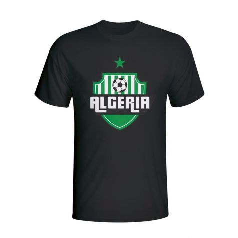 Algeria Country Logo T-shirt (black)