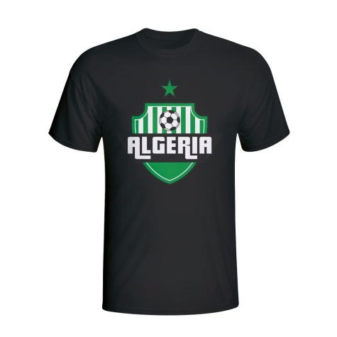 Algeria Country Logo T-shirt (black) - Kids