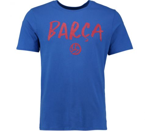 Barcelona 2016-2017 Squad T-Shirt (Blue)