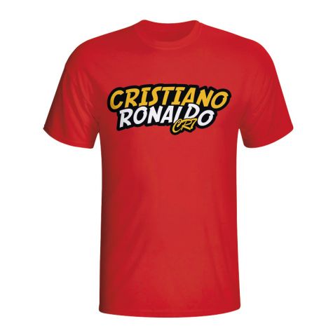 Cristiano Ronaldo Comic Book T-shirt (red)