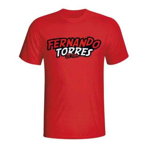 Fernando Torres Comic Book T-shirt (red) - Kids