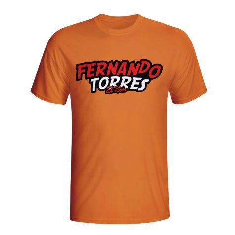 Fernando Torres Comic Book T-shirt (orange) - Kids