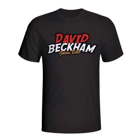 David Beckham Comic Book T-shirt (black)