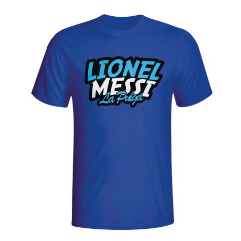 Lionel Messi Comic Book T-shirt (blue) - Kids