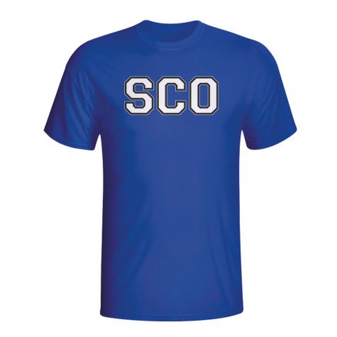 Scotland Country Iso T-shirt (blue)