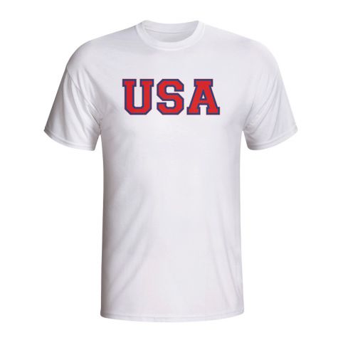 Usa Country Iso T-shirt (white)