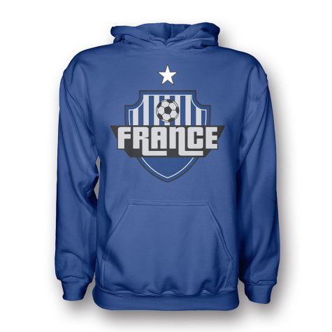 France Country Logo Hoody (black) - Kids
