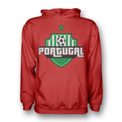 Portugal Country Logo Hoody (red)