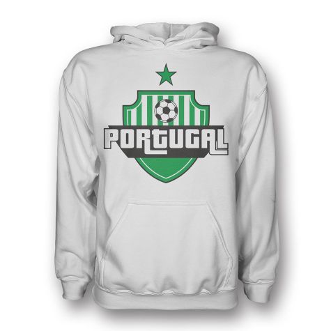 Portugal Country Logo Hoody (white) - Kids