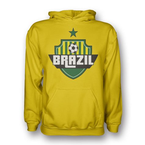 Brazil Country Logo Hoody (white)