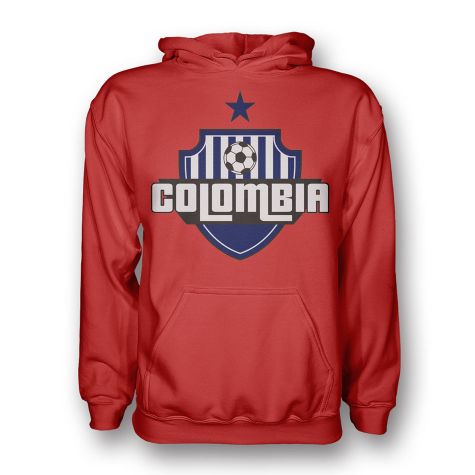Colombia Country Logo Hoody (red) - Kids