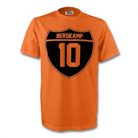 Dennis Bergkamp Holland Crest Tee (orange)