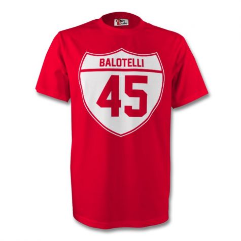 Mario Balotelli Liverpool Crest Tee (red) - Kids