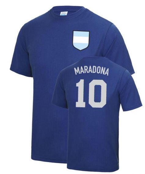 Diego Maradona Hand Of God Argentina World Cup Football T Shirt