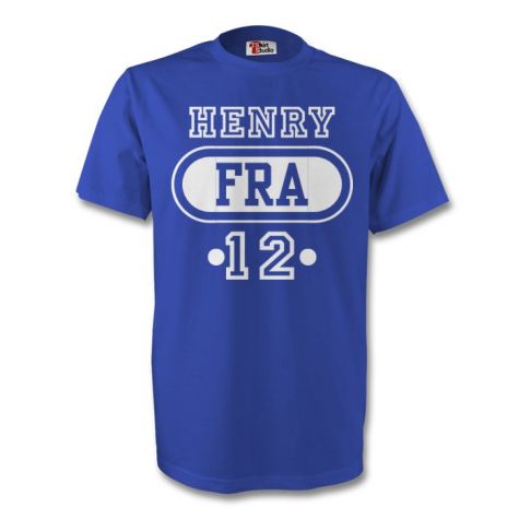 Thierry Henry France Fra T-shirt (blue) - Kids