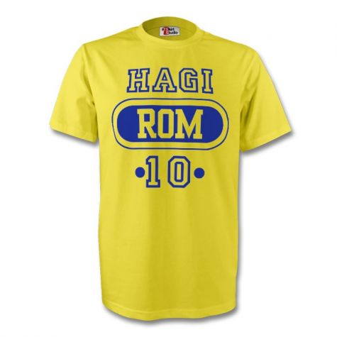 Gheorge Hagi Romania Rom T-shirt (yellow)