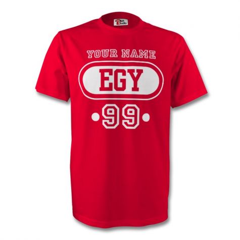 Egypt Egy T-shirt (red) Your Name