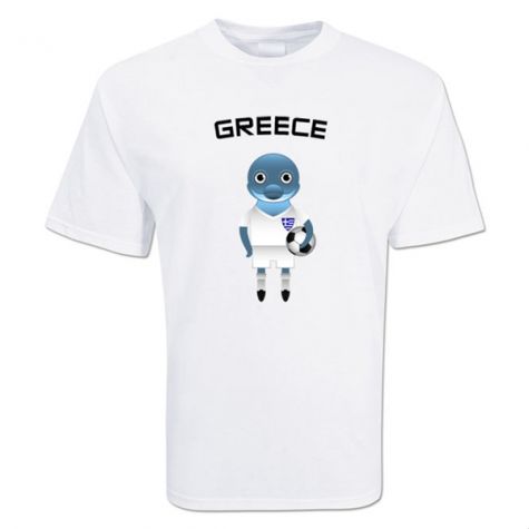 Greece Mascot Soccer T-shirt