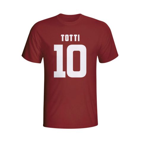 Francesco Totti Roma Hero T-shirt (maroon)