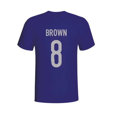 Scott Brown Scotland Hero T-shirt (navy)