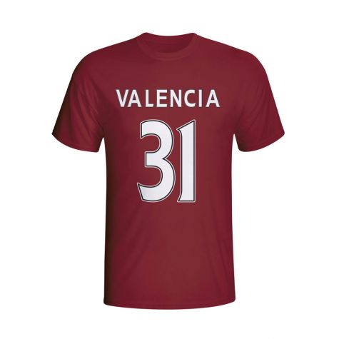 Enner Valencia West Ham Hero T-shirt (maroon)