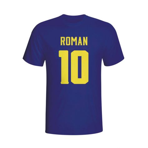 Juan Roman Riquelme Boca Juniors Hero T-shirt (navy)