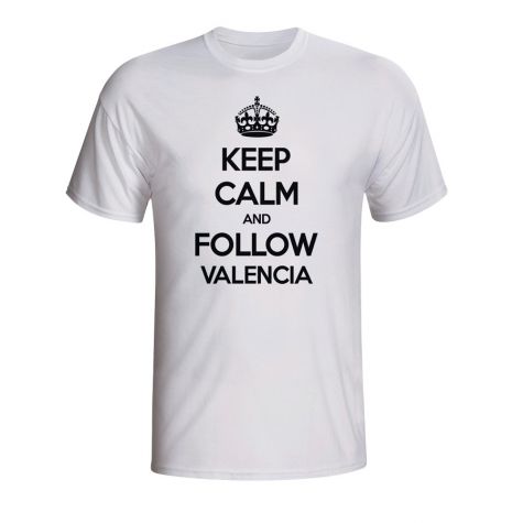 Keep Calm And Follow Valencia T-shirt (white) - Kids