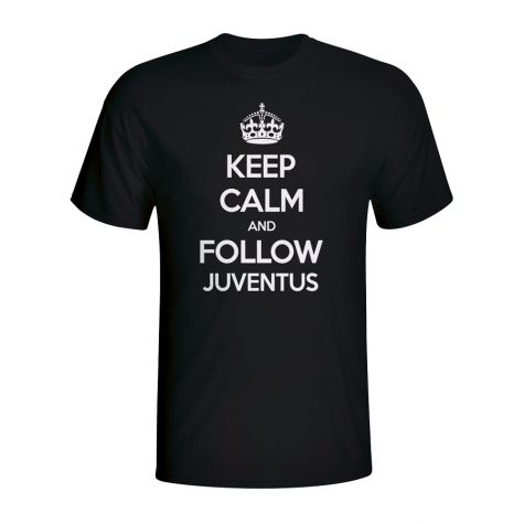 Keep Calm And Follow Juventus T-shirt (black)