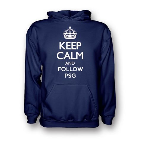 Keep Calm And Follow Psg Hoody (navy)