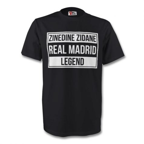 Zinedine Zidane Real Madrid Legend Tee (black)