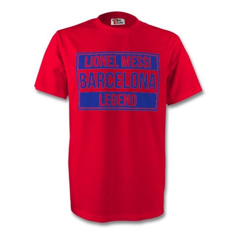 Lionel Messi Barcelona Legend Tee (red) - Kids