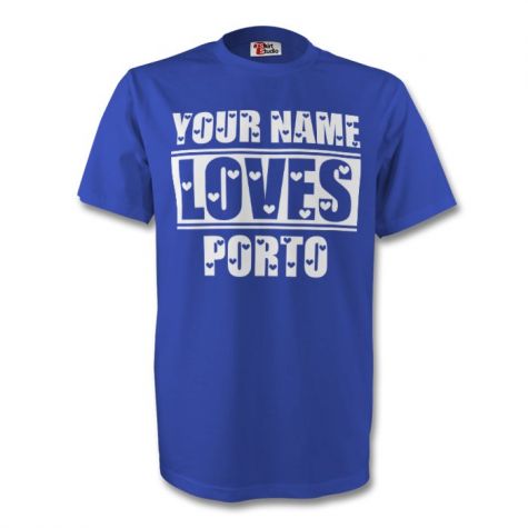 Your Name Loves Porto T-shirt (blue) - Kids